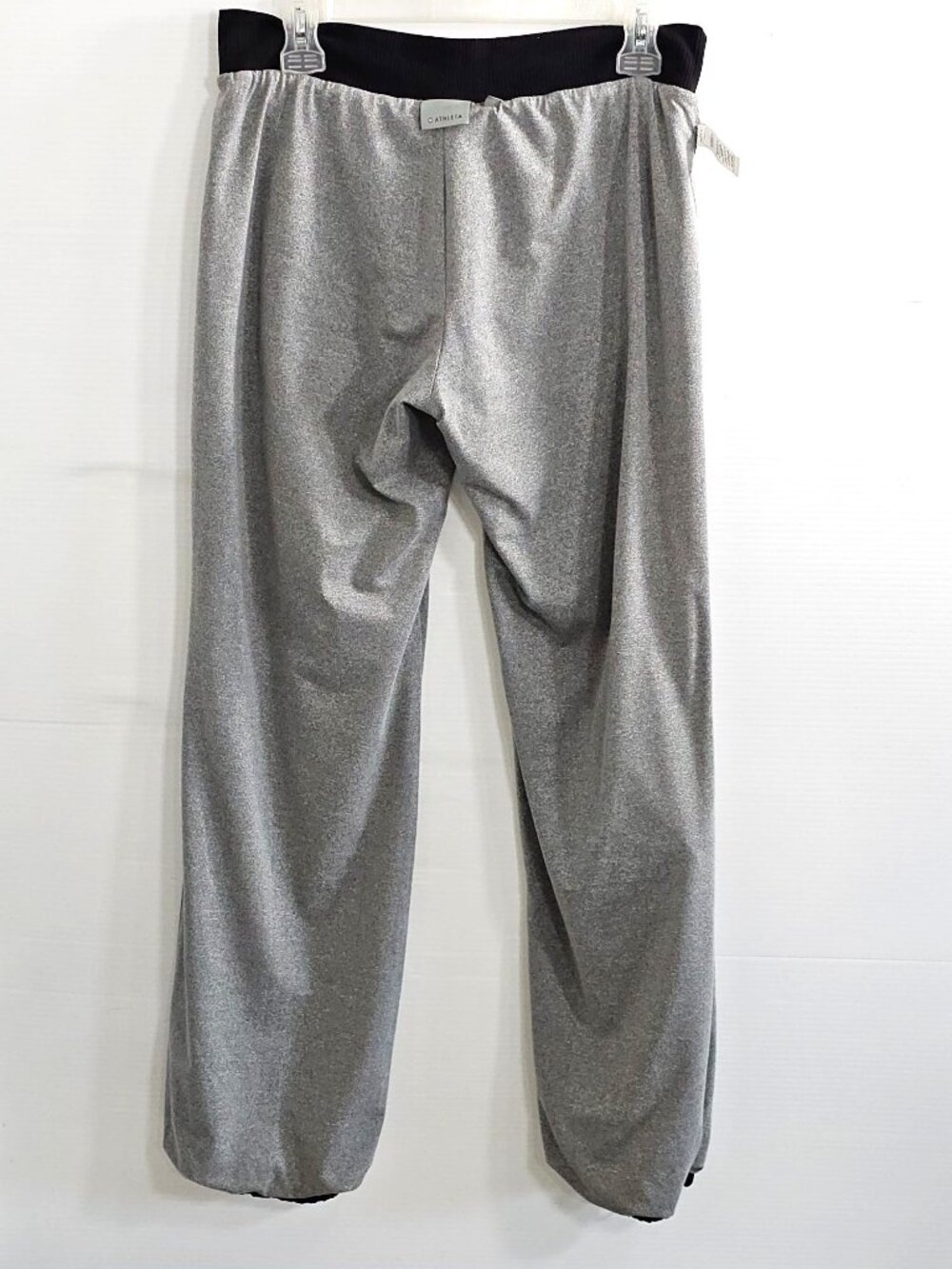 Athleta Women's Black Midtown Trouser Drawstring Hem Lined Pants Size 8 1706 - Picture 14 of 15
